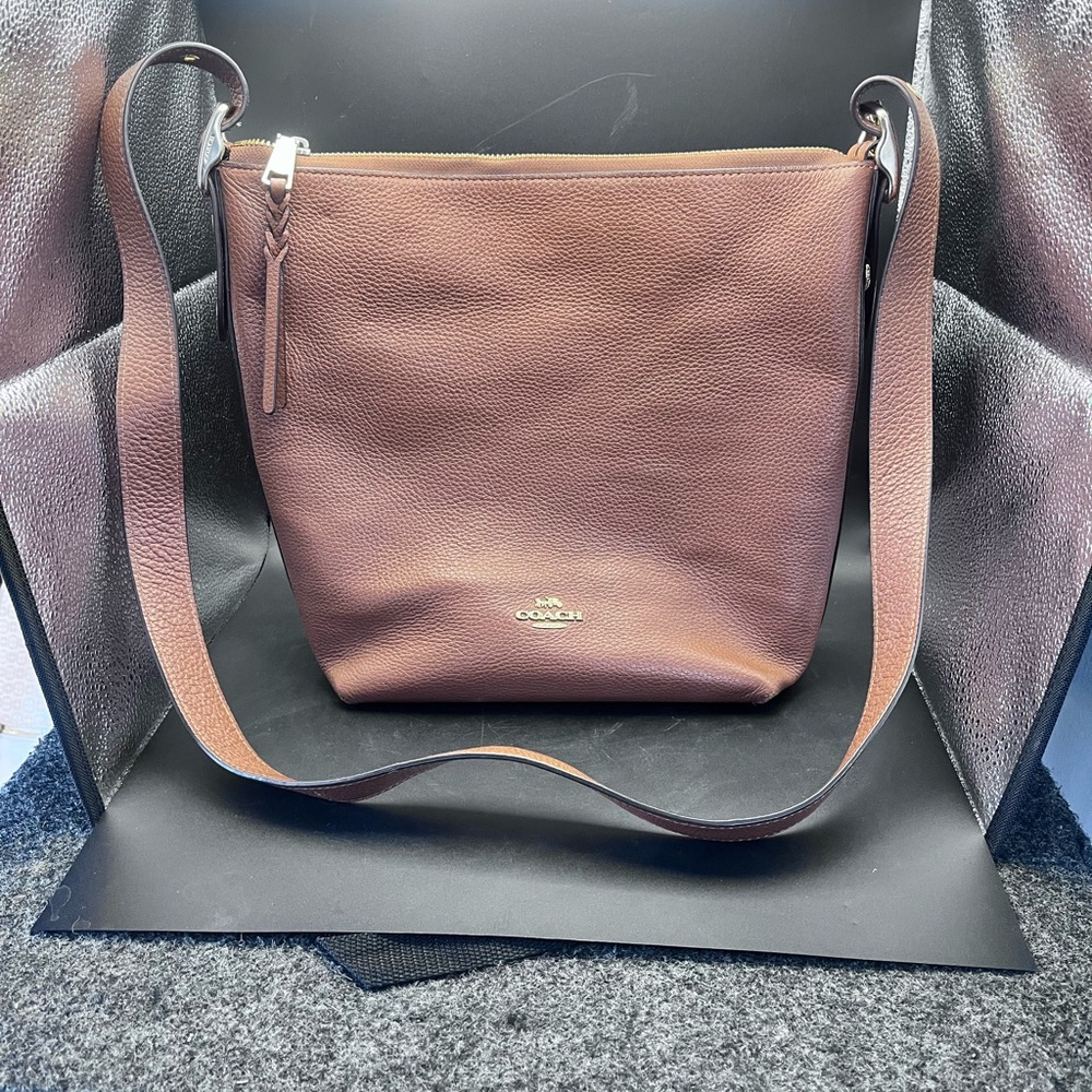 Coach Brown Leather Shoulder Bag